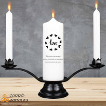 Load image into Gallery viewer, Personalised Wedding Candles Tree Silhouette
