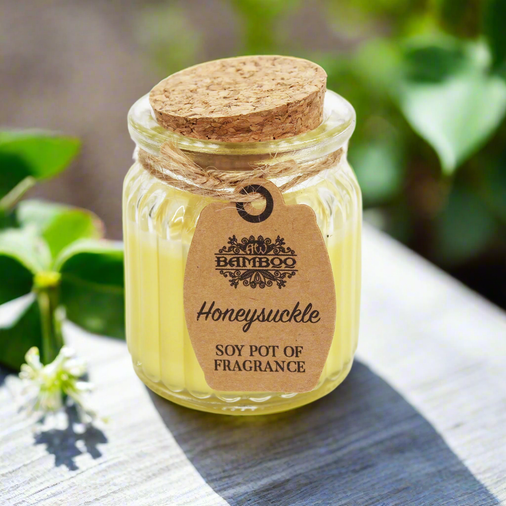 Honeysuckle Scented Soy Wax Candle Pot Corrib Candles