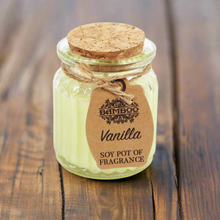 Load image into Gallery viewer, Vanilla Scented Soy Wax Candle Pot