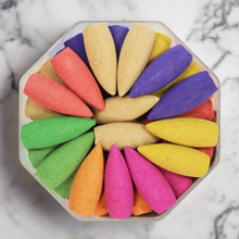Load image into Gallery viewer, Long Backflow Incense Cones - Assorted Fragrances