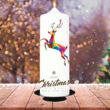 Load image into Gallery viewer, Low-Poly Reindeer Candle