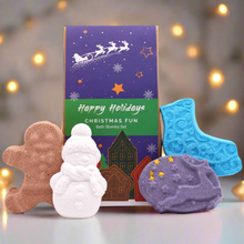 Load image into Gallery viewer, Christmas Fun Bath Bomb Gift Pack