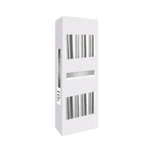 Load image into Gallery viewer, 10 Silver Tapered Dinner Candles