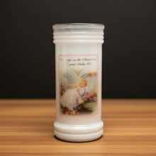 Load image into Gallery viewer, Christening Sanctuary Candle | Baby Girl