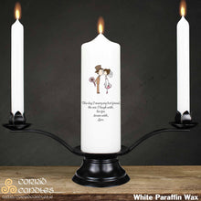 Load image into Gallery viewer, Personalised Wedding Candles Love Hearts