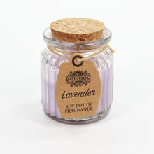 Load image into Gallery viewer, Lavender Scented Soy Wax Candle Pot