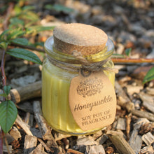 Load image into Gallery viewer, Honeysuckle Scented Soy Wax Candle Pot