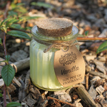 Load image into Gallery viewer, Vanilla Scented Soy Wax Candle Pot