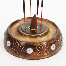 Load image into Gallery viewer, Mango Wood Cone and Stick Burner - Assorted Designs
