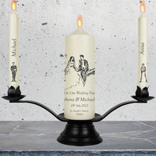 Load image into Gallery viewer, Personalised Wedding Candles Vintage Wedding
