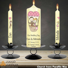 Load image into Gallery viewer, Personalised Wedding Candles Journey
