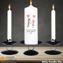Load image into Gallery viewer, Personalised Wedding Candles Journey