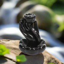 Load image into Gallery viewer, Hand &amp; Lotus Flower Back Flow Incense Burner
