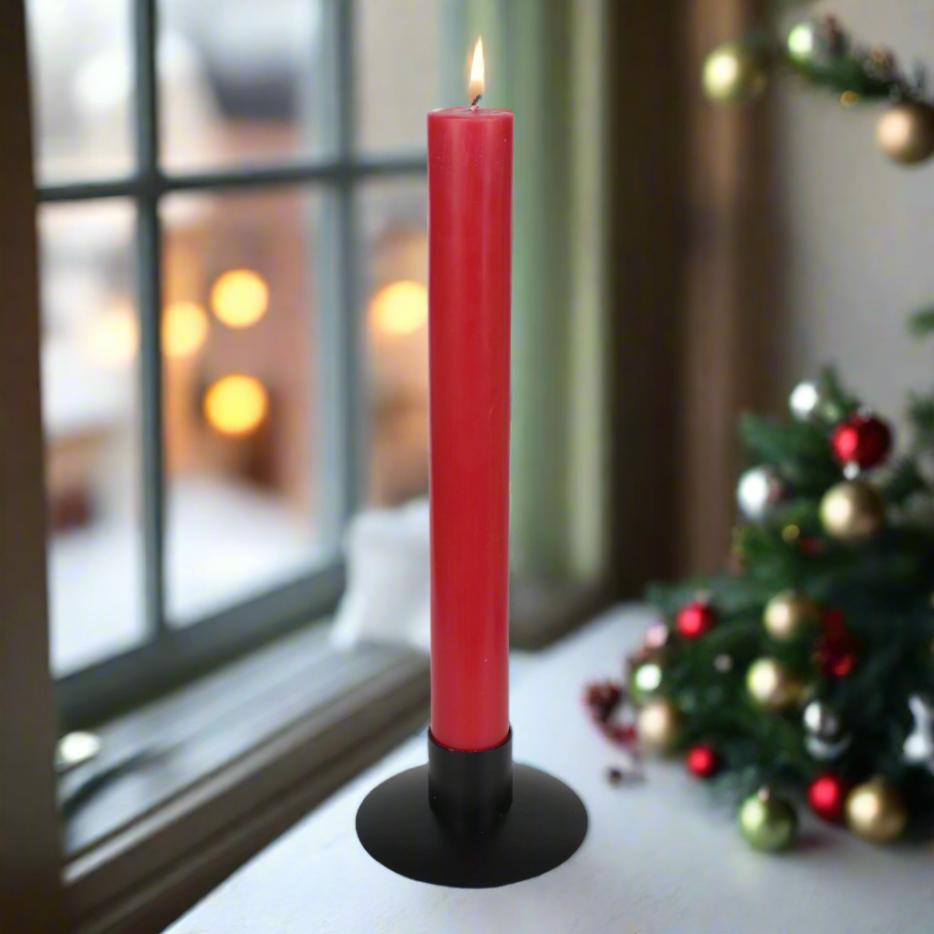 Traditional Red Christmas Candle