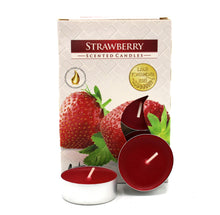 Load image into Gallery viewer, Strawberry Scented Tealights - Pack of 6
