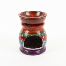 Load image into Gallery viewer, Hamsa Soapstone Oil Burner - 10cm
