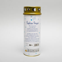 Load image into Gallery viewer, Lantern Christening Candle - Baby Boy
