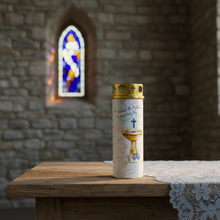 Load image into Gallery viewer, Lantern Christening Candle - Baby Boy
