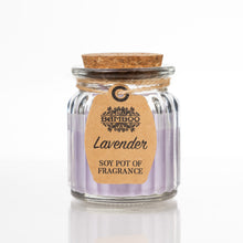 Load image into Gallery viewer, Lavender Scented Soy Wax Candle Pot

