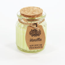 Load image into Gallery viewer, Vanilla Scented Soy Wax Candle Pot
