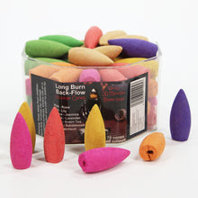 Load image into Gallery viewer, Long Backflow Incense Cones - Assorted Fragrances
