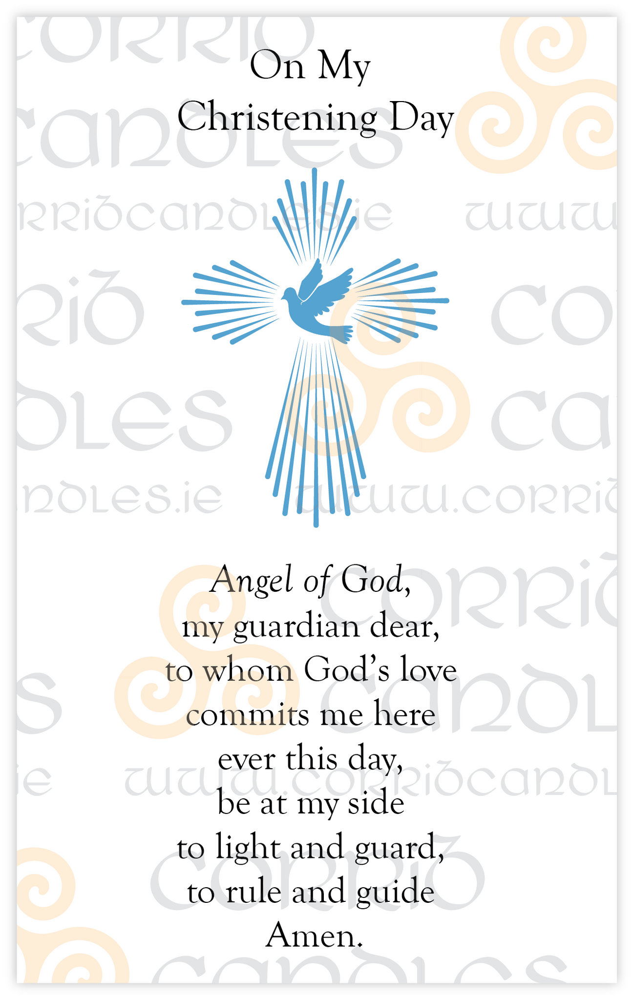 Angel of God Blue – Corrib Candles angel-of-god-blue-corrib-candles